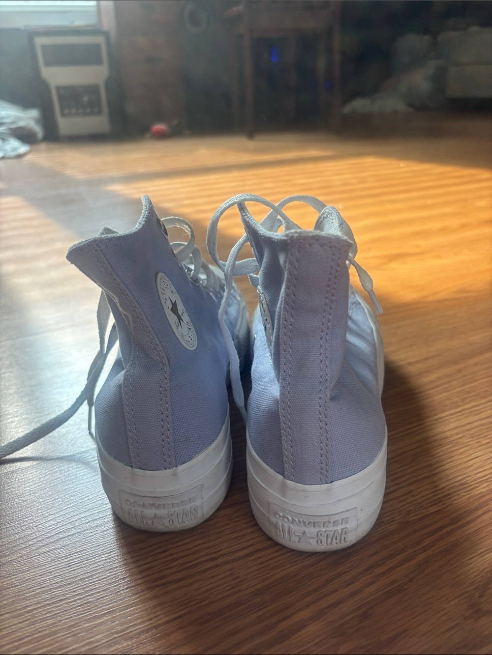 Converse High Top Platform Sneakers - Light Lavender - Picture 5 of 6